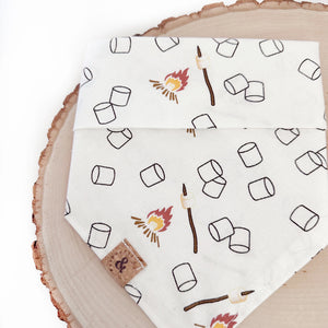 more s'mores dog bandana