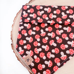 mini mushies dog bandana