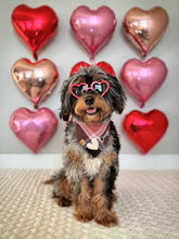 Load image into Gallery viewer, berry pop flannel dog bandana
