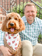 Load image into Gallery viewer, i love dad dog bandana
