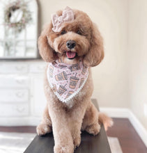 Load image into Gallery viewer, i love my mom a latte (pink) dog bandana
