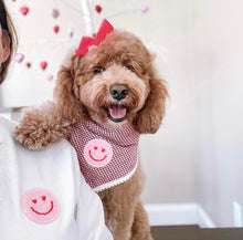Load image into Gallery viewer, heart eyes for you dog bandana
