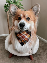 Load image into Gallery viewer, LAST CHANCE! fireside flannel dog bandana
