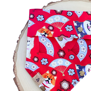 LNY lucky shiba dog bandana