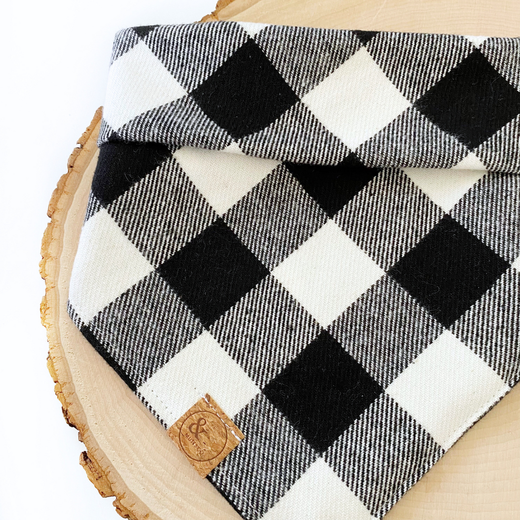 wesley flannel dog bandana