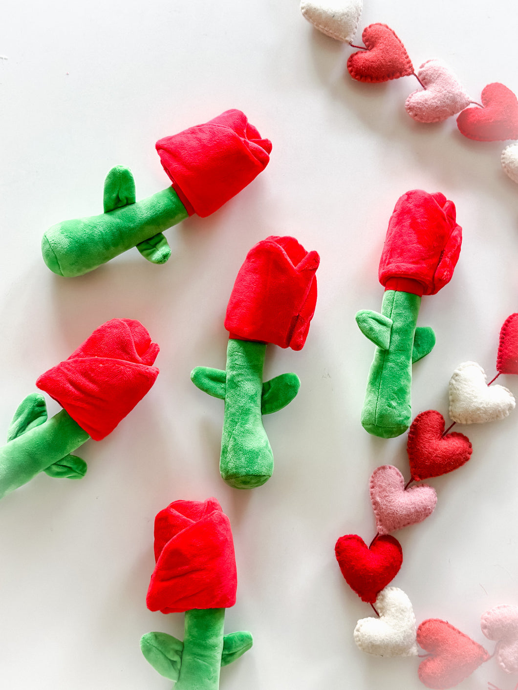 rose nosework dog toy