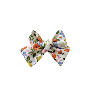 easter poppy hair bow