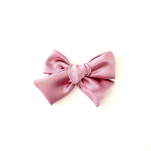 riley rose satin hair bow