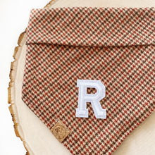Load image into Gallery viewer, snickerdoodle letterman dog bandana
