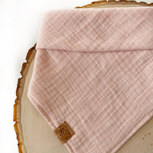 Load image into Gallery viewer, pink starburst gauze dog bandana
