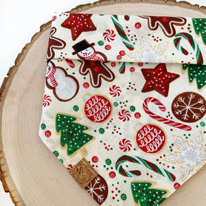 santa's sweets dog bandana