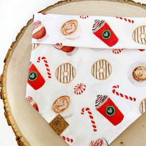 peppermint hot koko dog bandana