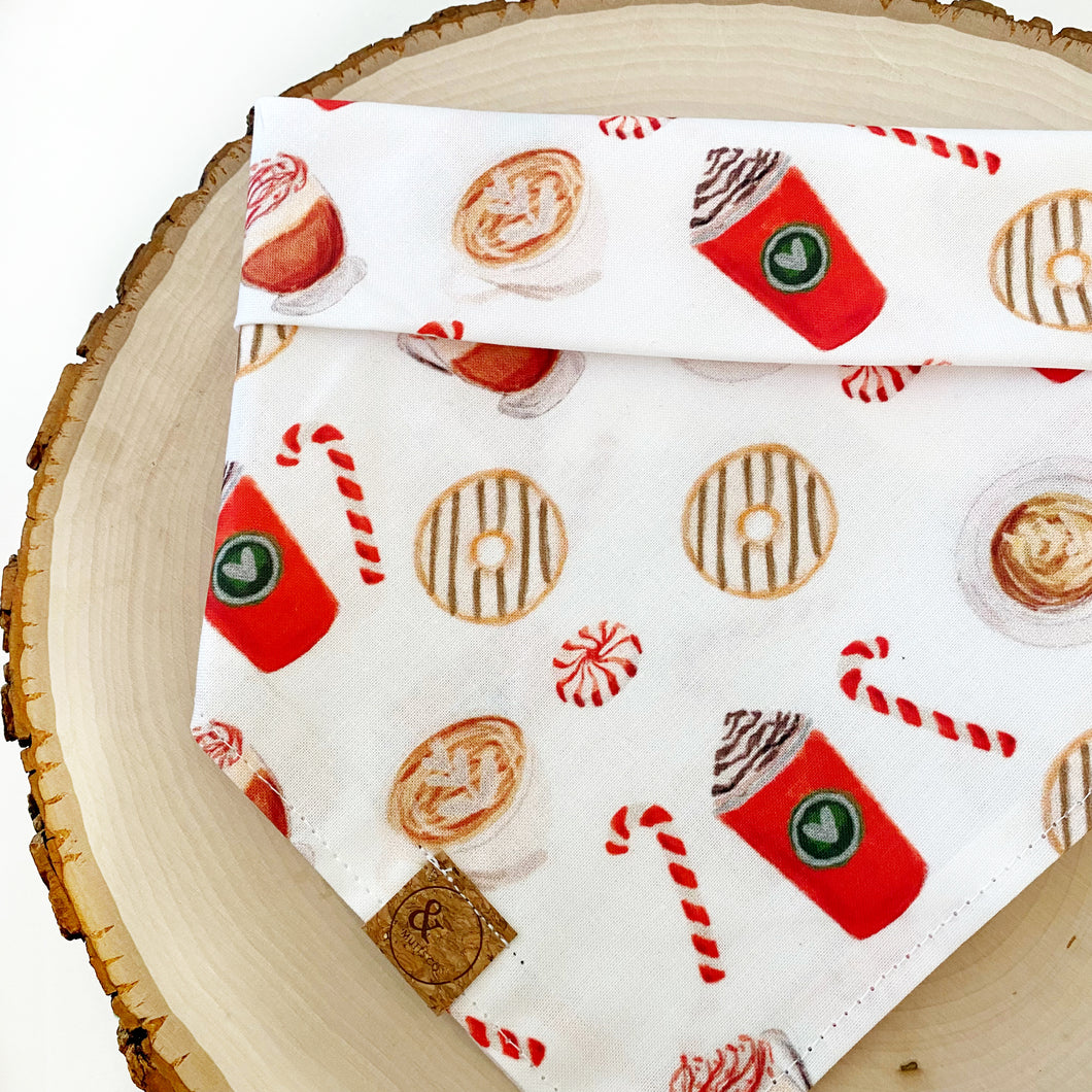 peppermint hot koko dog bandana