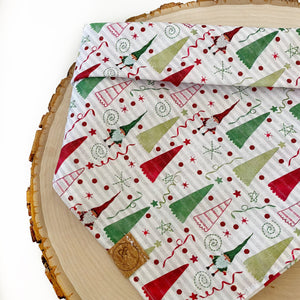 gnome for the holidays dog bandana