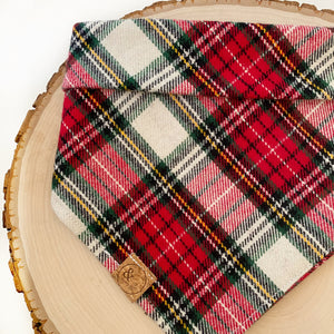 dasher's plaid dog bandana