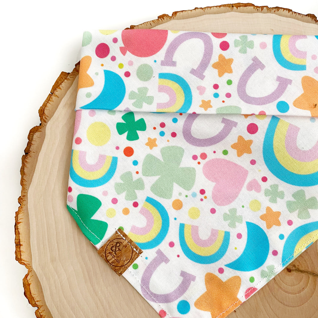 LAST CHANCE! lucky charms dog bandana (XS only)