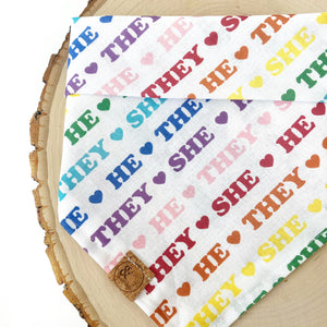 love for all dog bandana