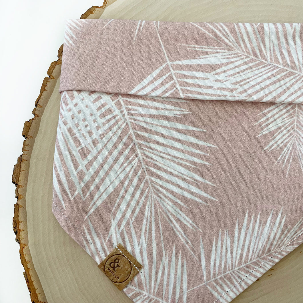 LAST CHANCE! blush palms dog bandana