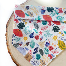 Load image into Gallery viewer, beach vibes dog bandana
