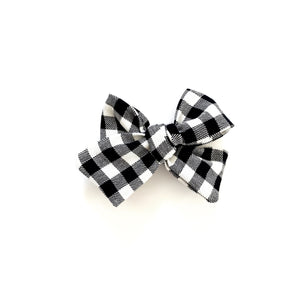 checkered hairbow