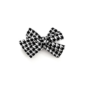 houndstooth hairbow