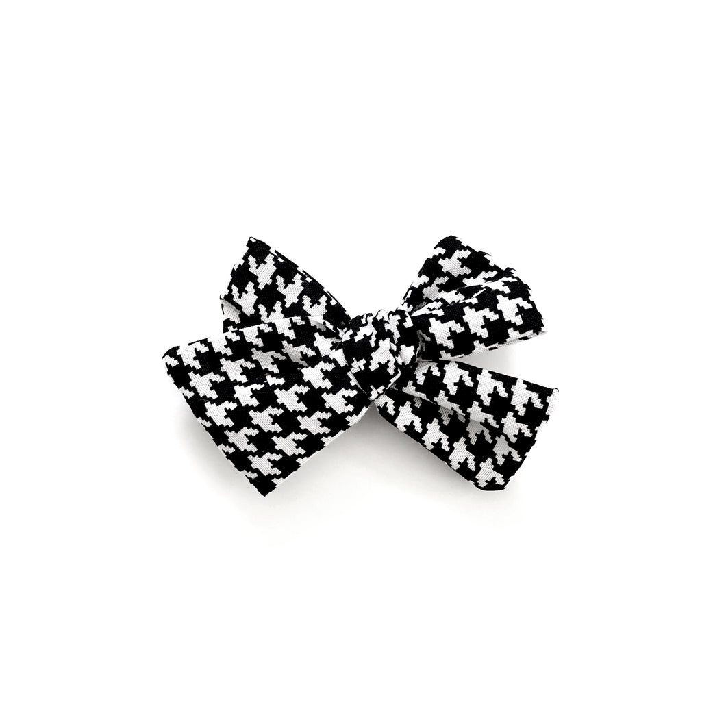 houndstooth hairbow