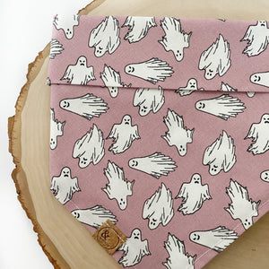 pink squad ghouls dog bandana (glow in the dark!)