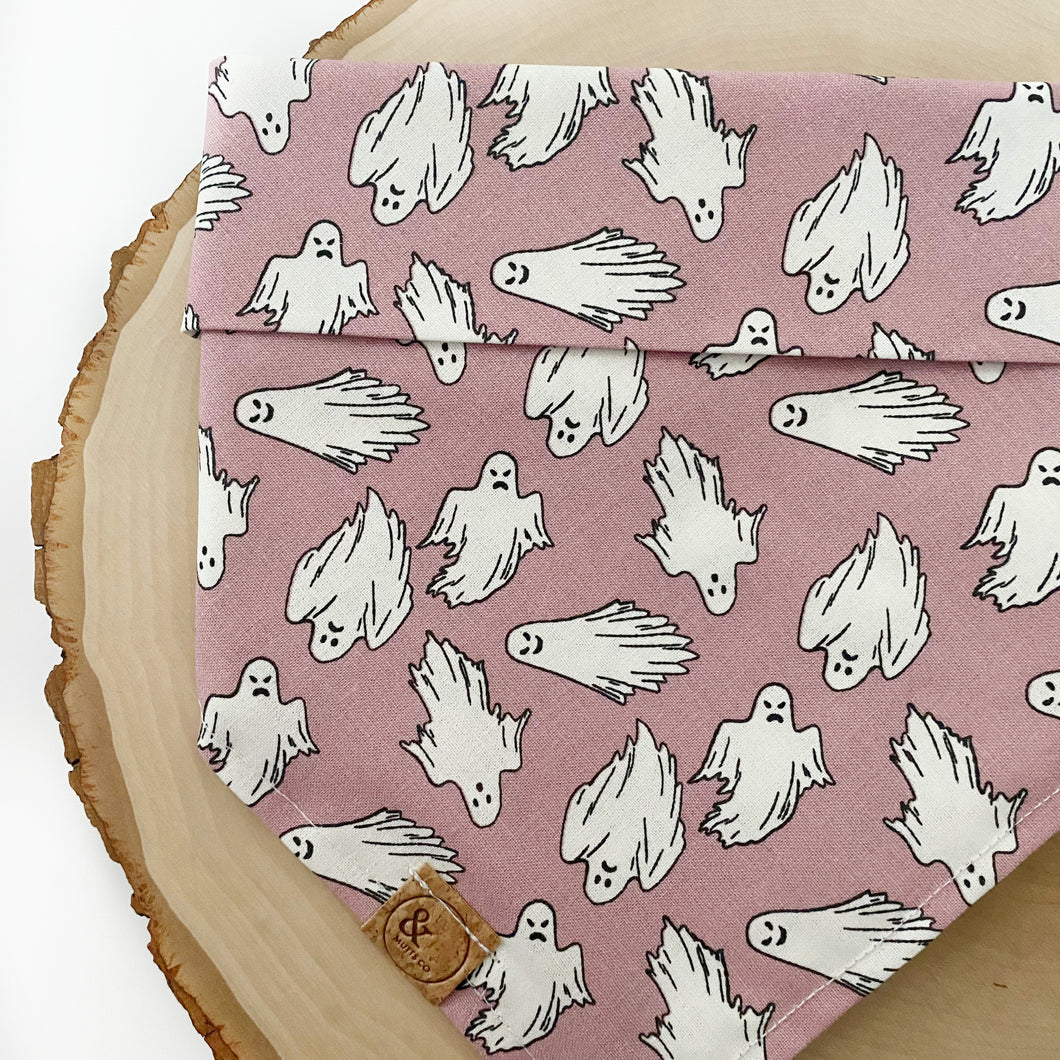 pink squad ghouls dog bandana (glow in the dark!)