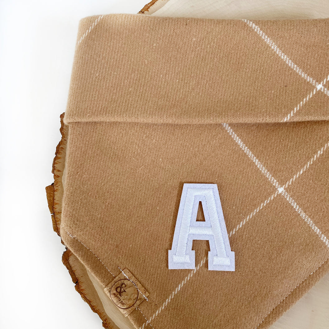 dulce de leche letterman dog bandana
