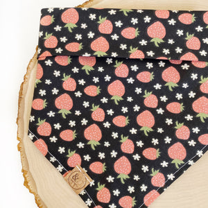 strawberry jam dog bandana