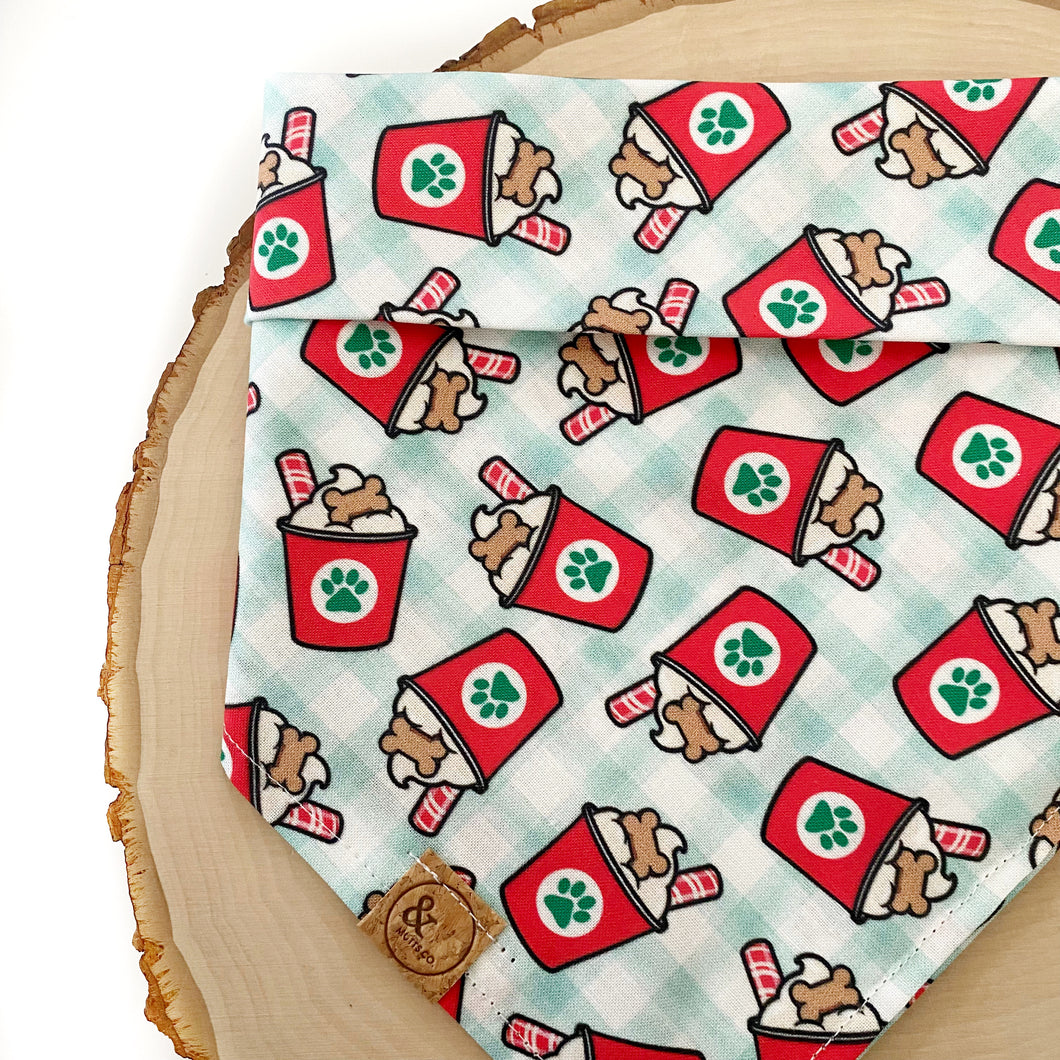 mint puppaccino dog bandana
