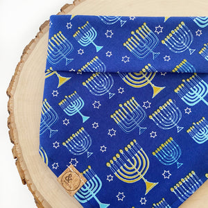 celebrate hanukkah dog bandana