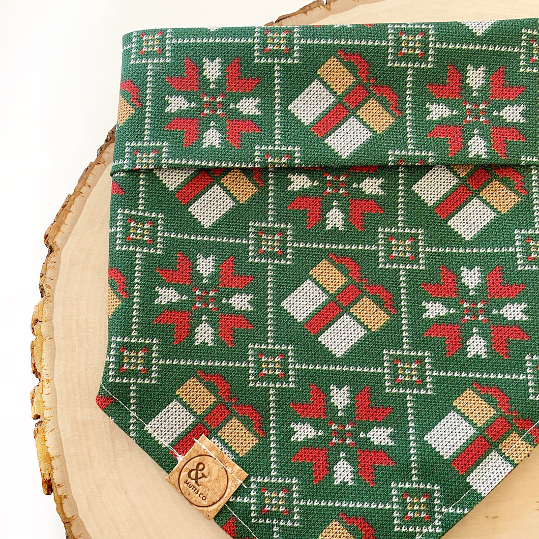 cozy up dog bandana