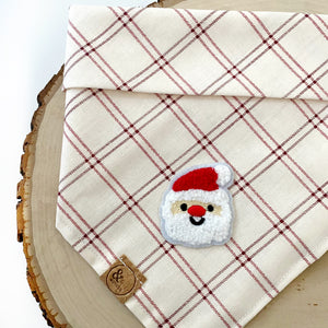 santa's little yelper dog bandana