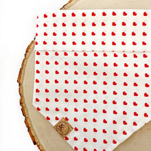 Load image into Gallery viewer, retro hearts dog bandana
