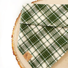 Load image into Gallery viewer, oliver plaid dog bandana
