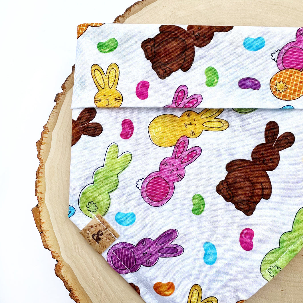 choco bunny dog bandana
