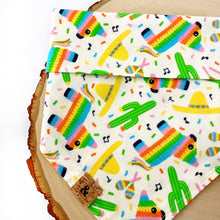 Load image into Gallery viewer, let&#39;s fiesta dog bandana
