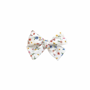 may flowers hair bow