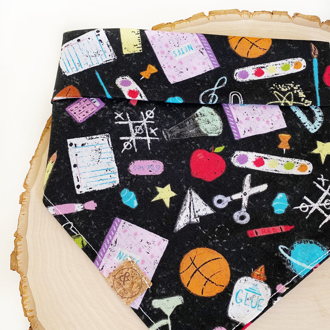 first day of school dog bandana