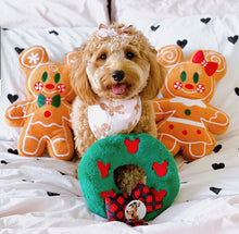 Load image into Gallery viewer, LAST CHANCE! gingerbread jingle dog bandana (XS, S)
