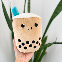 Load image into Gallery viewer, boba milk tea squeaker dog toy
