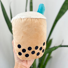 Load image into Gallery viewer, boba milk tea squeaker dog toy
