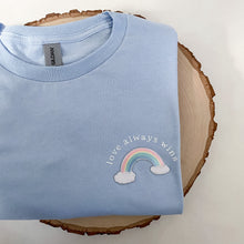 Load image into Gallery viewer, love always wins pride t-shirt
