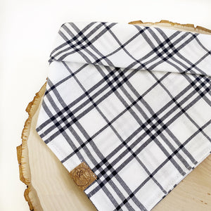 arden plaid dog bandana