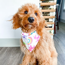 Load image into Gallery viewer, balloon unicorns dog bandana
