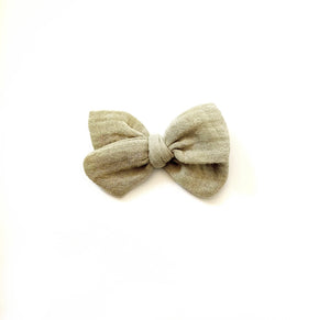 matcha gauze hairbow