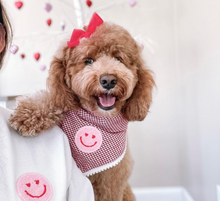 Load image into Gallery viewer, heart eyes for you dog bandana
