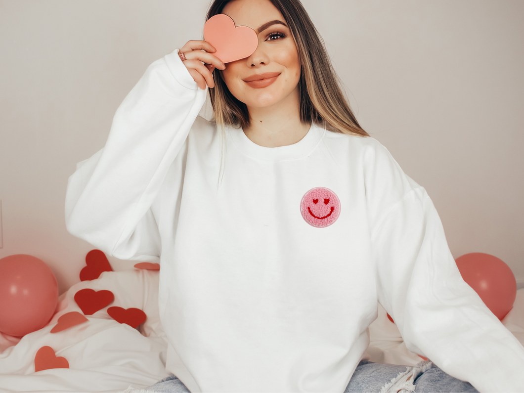 heart eyes for you crewneck