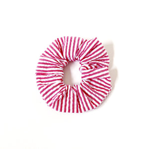 cherry pie seersucker scrunchie